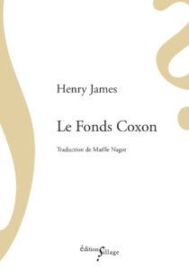 Henry James, Le Fonds Coxon, première de couverture